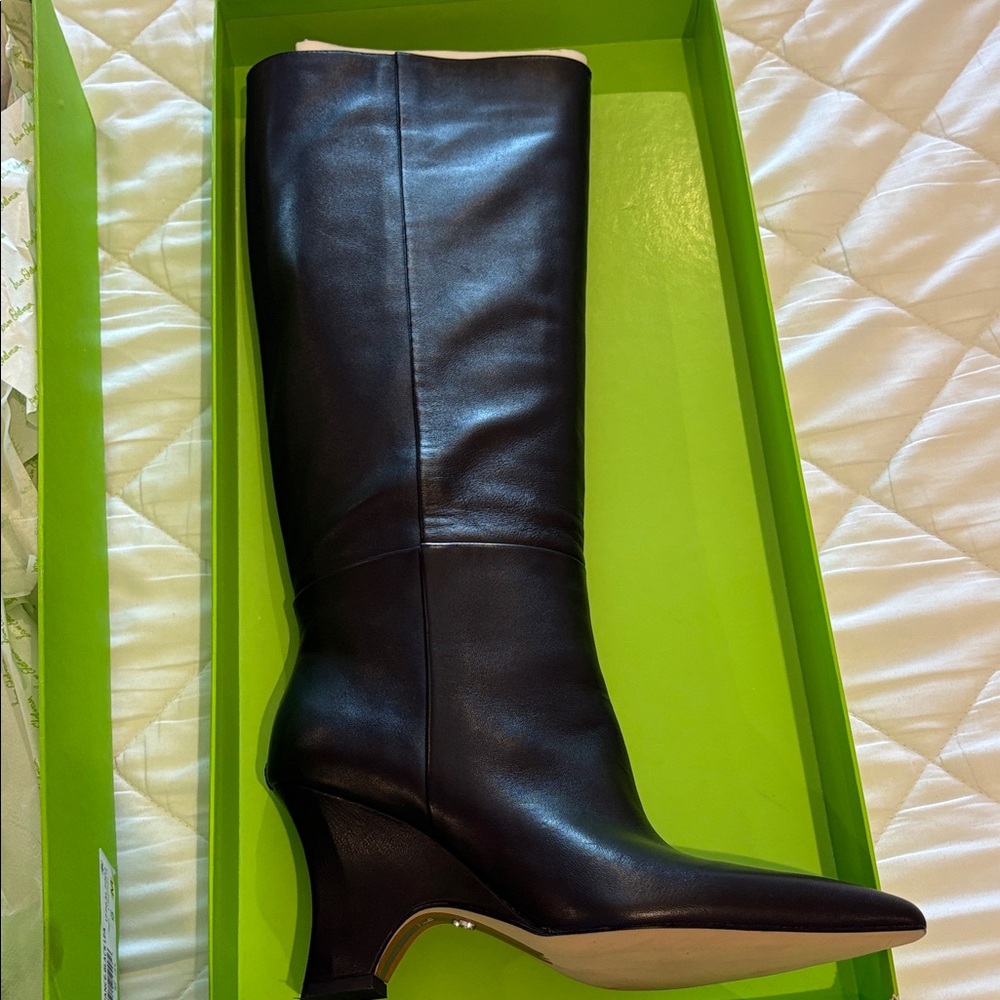 Vance Black Leather Boots